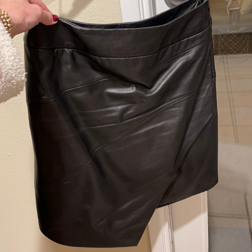 Zadig and Voltaire leather skirt